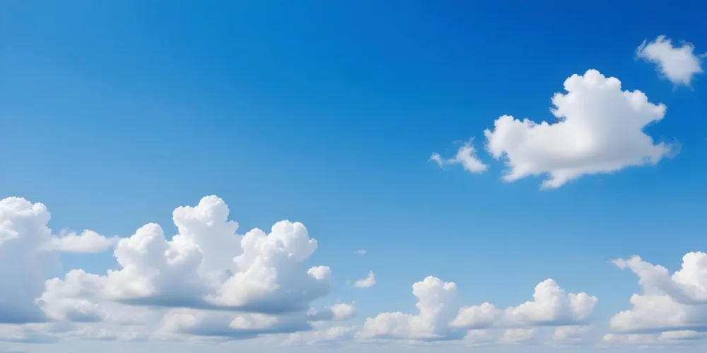 Blue Sky With Scattered White Clouds 5 Df1b