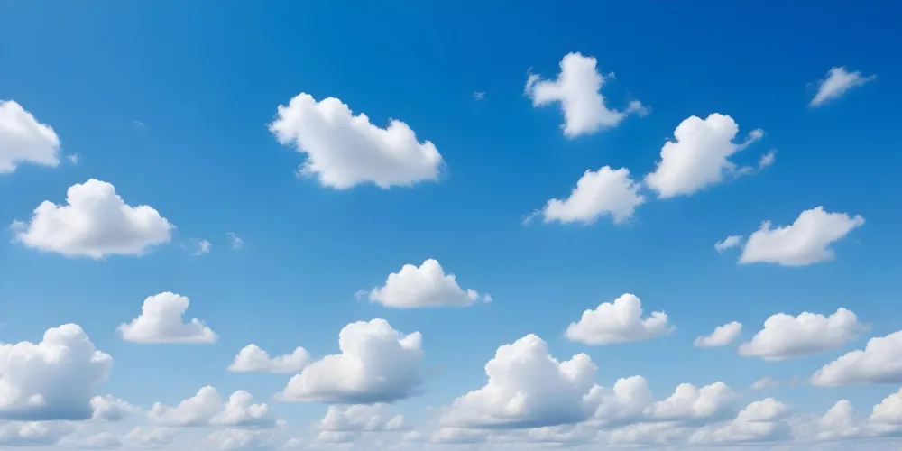 Blue Sky With Scattered White Clouds 6 E8db