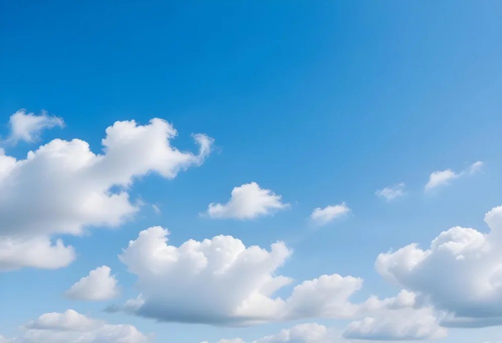 Blue Sky With Wispy White Clouds 90 2bf8