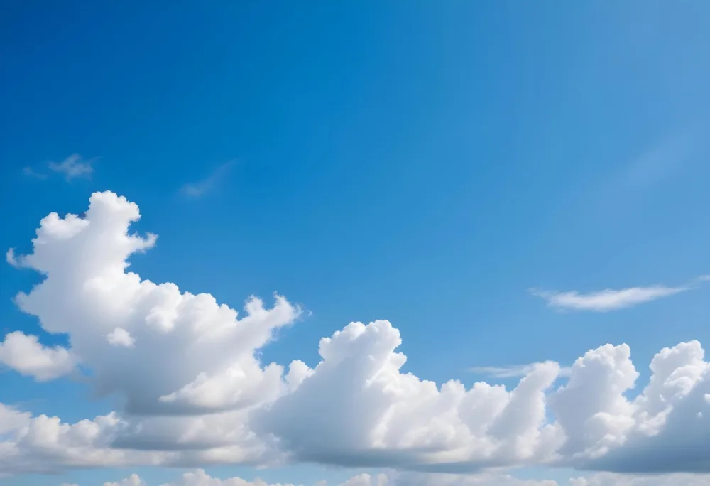 Blue Sky With Wispy White Clouds 92 7ede