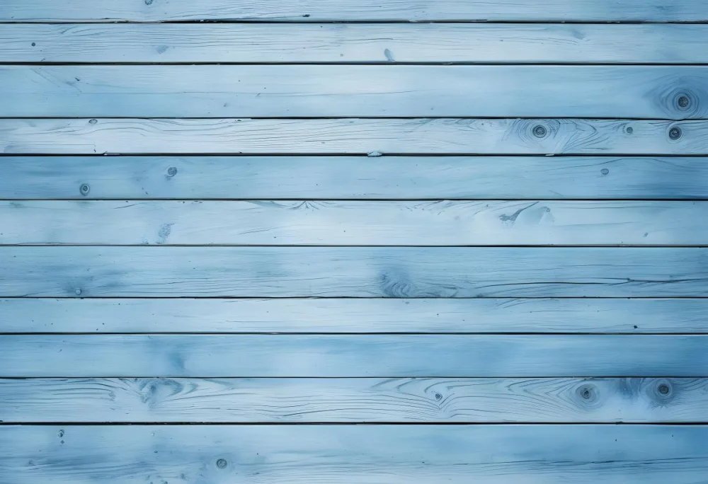Blue Wooden Planks Arranged Horizontally Creating A Textured Surface With Visible Wood Grain And Knots Light Blue Color Rustic Style 12 E30a