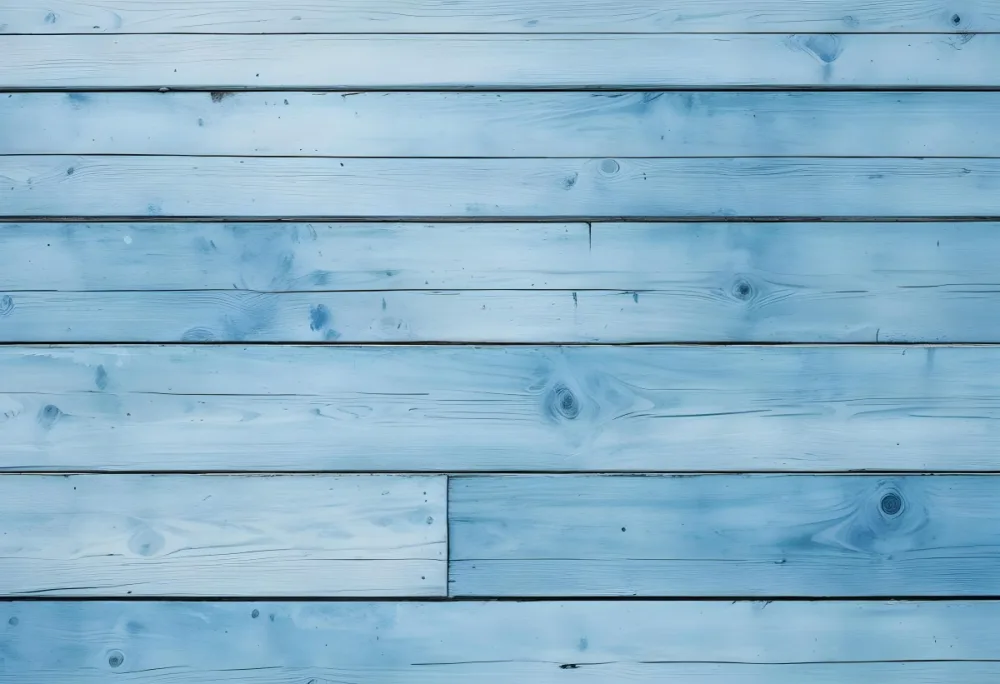 Blue Wooden Planks Arranged Horizontally Creating A Textured Surface With Visible Wood Grain And Knots Light Blue Color Rustic Style 5 299c
