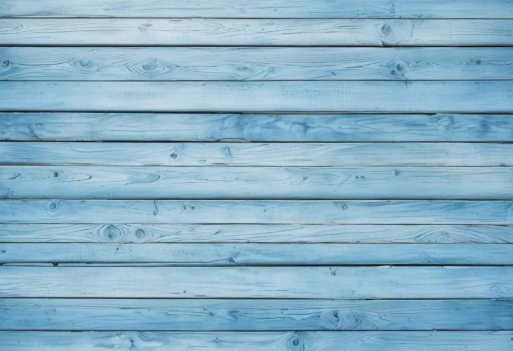 Blue Wooden Planks Arranged Horizontally Creating A Textured Surface With Visible Wood Grain And Knots Light Blue Color Rustic Style 7 6cec