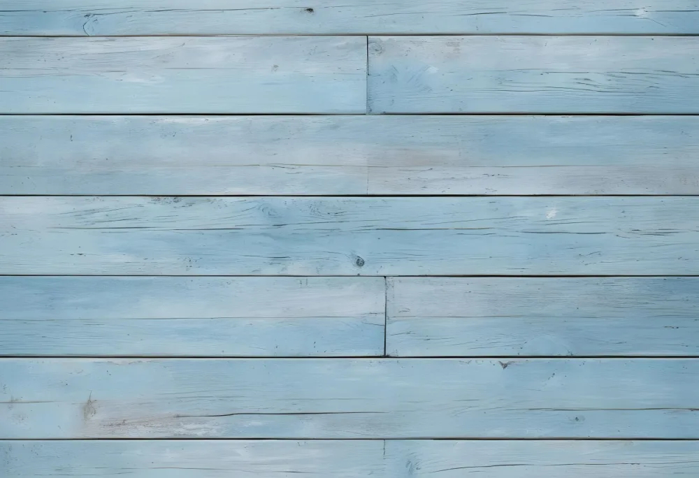 Blue Wooden Planks Background Horizontal Lines Light Blue Color Rustic Style Aged Wood Natural Texture Simple Design Weathered Surface Vintage Look 20 D02d