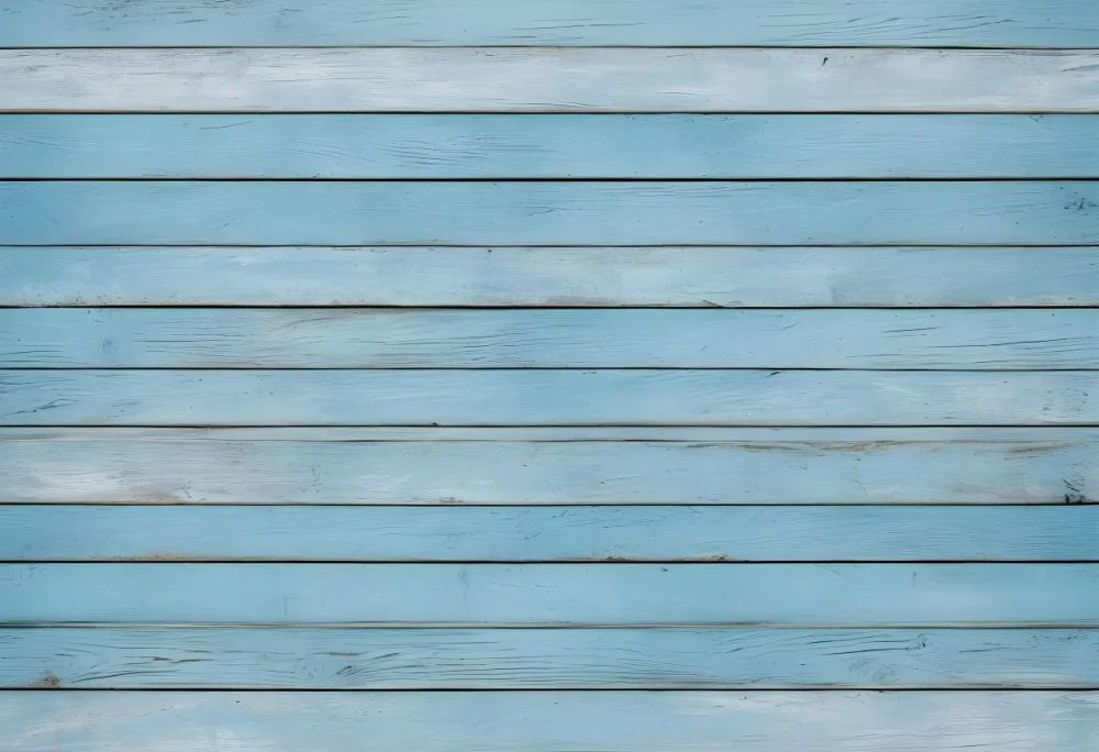 Blue Wooden Planks Background Horizontal Lines Light Blue Color Rustic Style Aged Wood Natural Texture Simple Design Weathered Surface Vintage Look 25 D40e