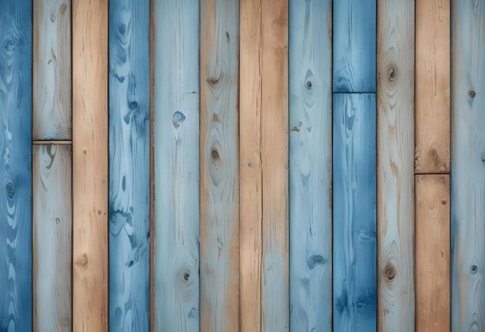Blue Wooden Planks With Light Brown Veins Wood Texture Background 2 8859