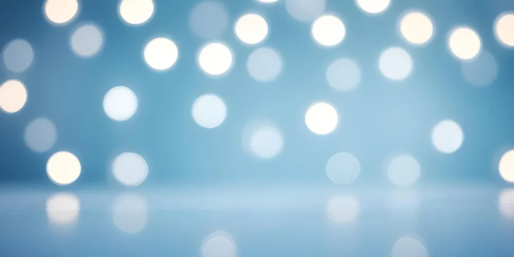 Blurred Light Blue Background With Soft White Bokeh Lights 11 92f7