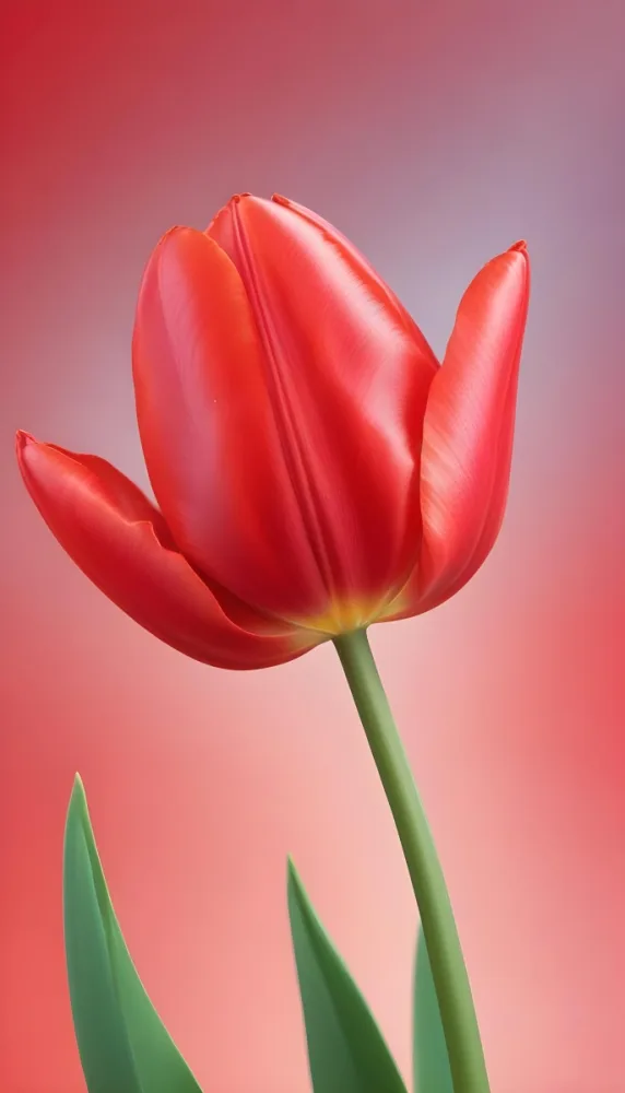 Close Up Of A Pink And White Tulip Flower With Soft Focus Showing The Delicate Petals And Stamen 4 3847
