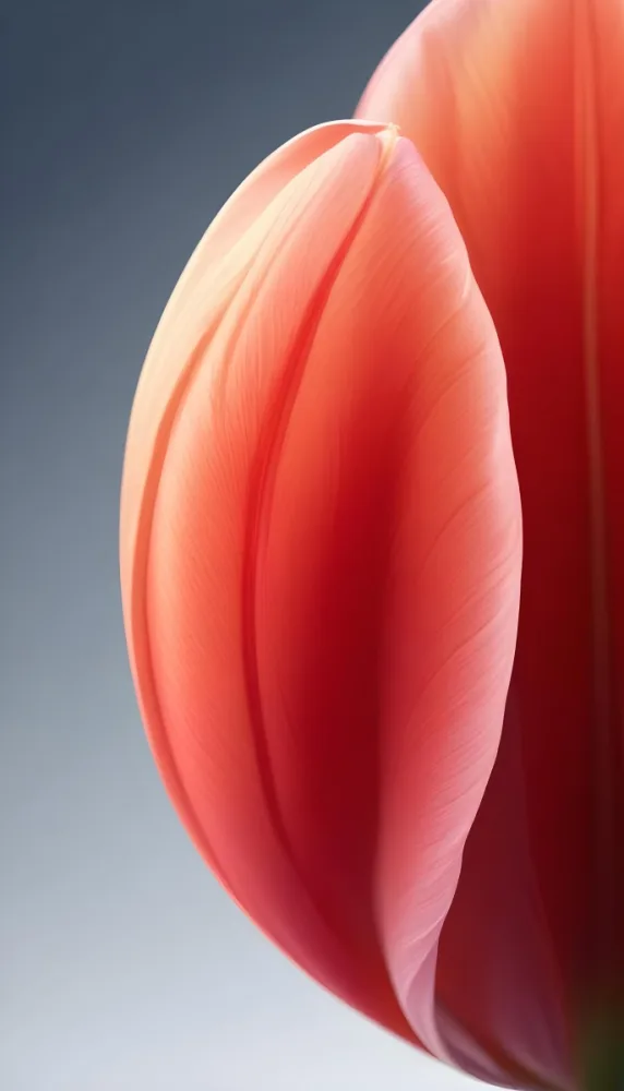 Close Up Of A Pink And White Tulip Flower With Soft Focus Showing The Delicate Petals And Stamen 6 Dbc6