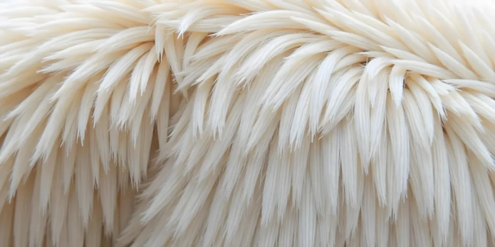 Close Up Of A White Furry Animal S Coat Showing The Texture And Pattern Of The Fur 15