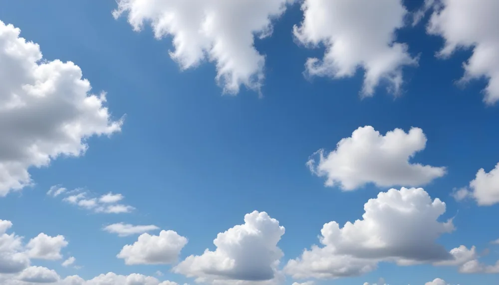 Cloudy Blue Sky With Wispy White Clouds 28 6e3c