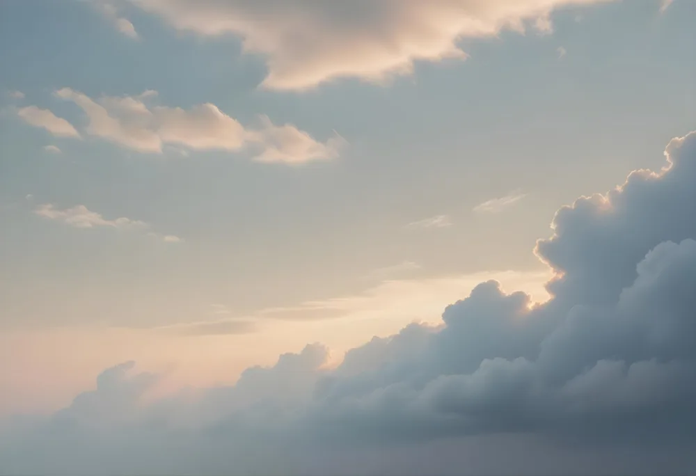 Cloudy Sky With A Soft Hazy Horizon 7 F8b3