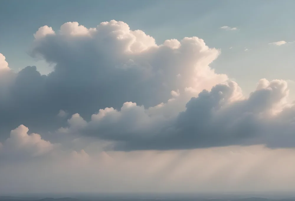 Cloudy Sky With A Soft Hazy Horizon 8 959c