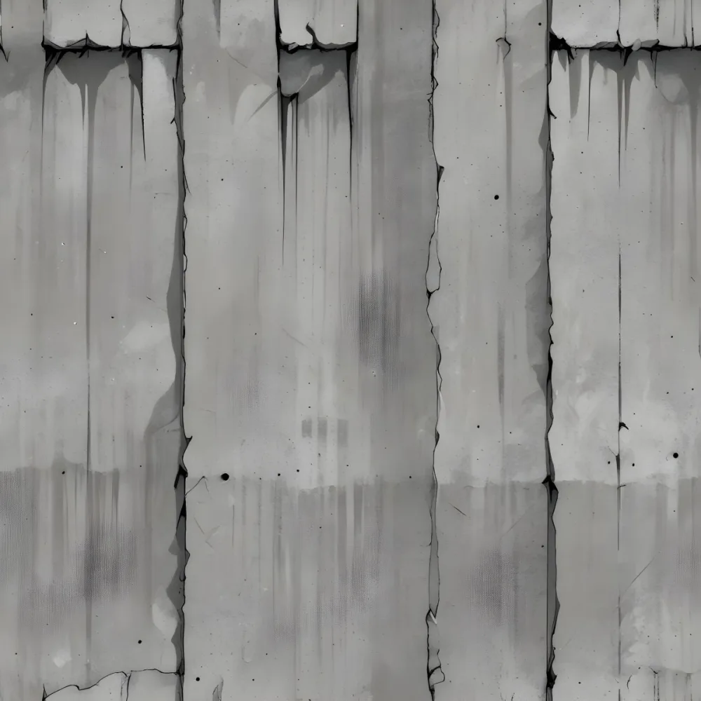 Concrete Wall With Vertical Grooves And A Slightly Uneven Textured Surface 55 0c10