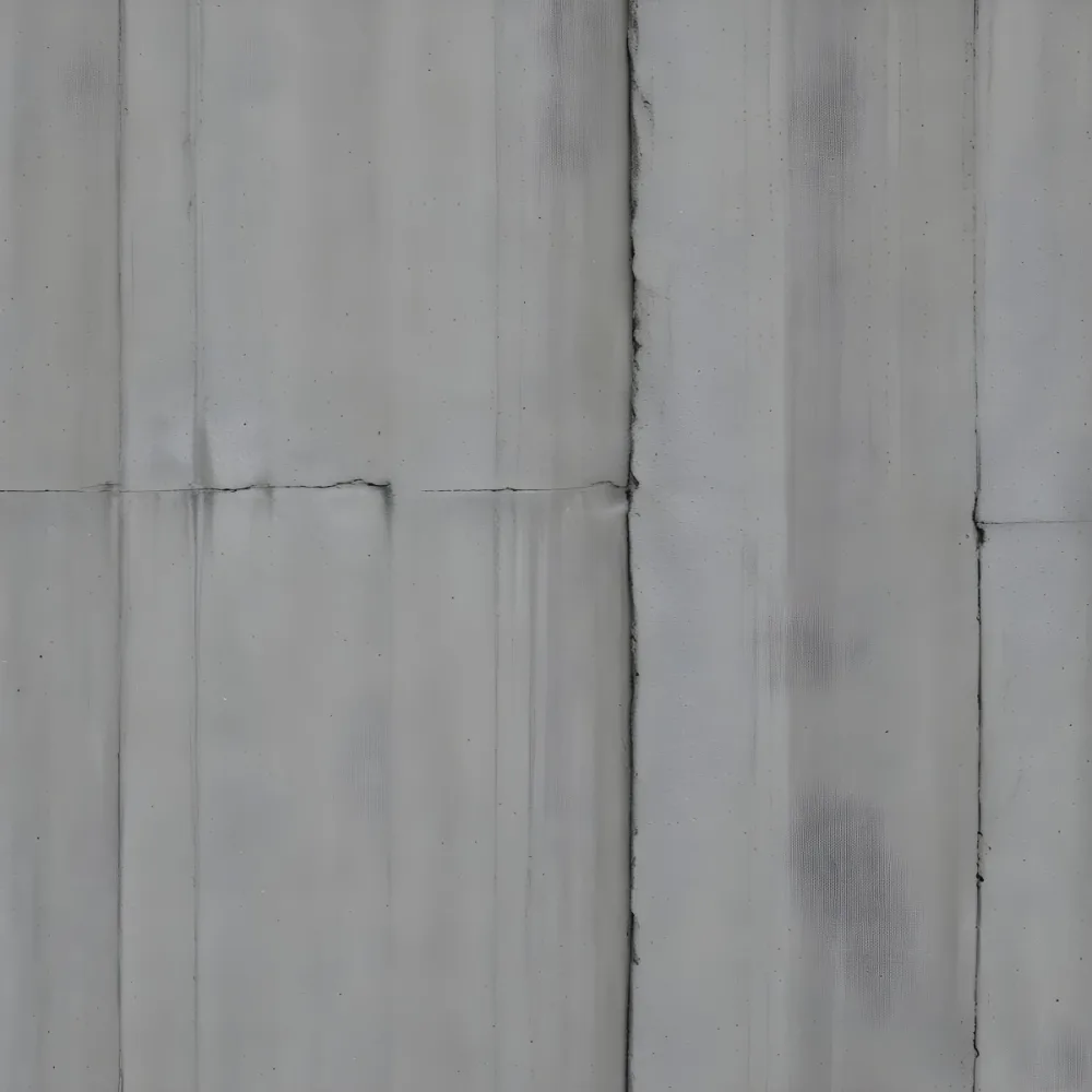 Concrete Wall With Vertical Grooves And A Slightly Uneven Textured Surface 7 Ee79