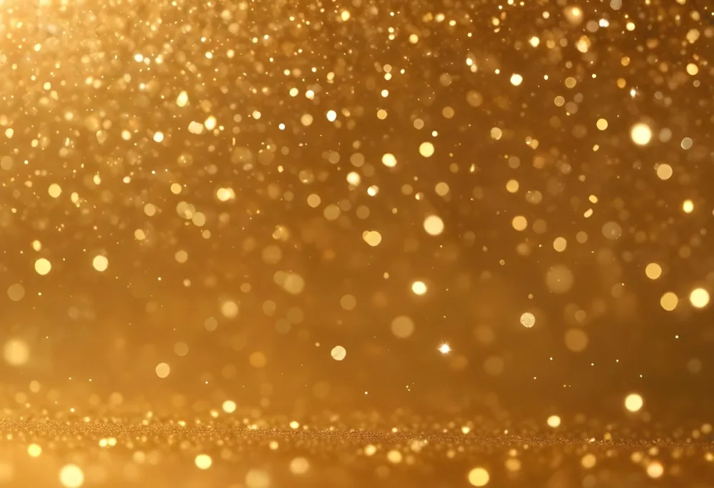 Dark And Mysterious Sparkling Golden Glitter Background With Blurred Bokeh Effect Dark Shadows And Fog Blurred Neo Expressionism 17 3e21