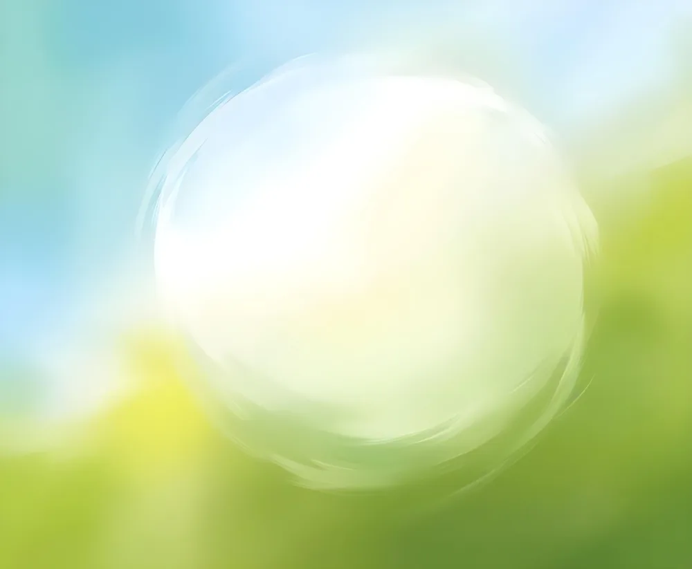 Digital Painting Abstract Background With A Bright White Center Surrounded By Green And Blue Hues Creating A Soft Blurred Effect Suggestive Of Light And Nature Bold And Slim Lines Brush Strokes 13 35a3