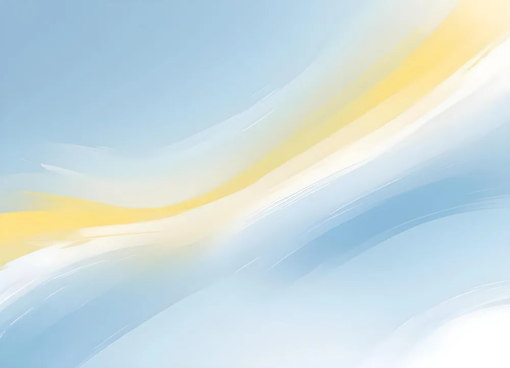 Digital Painting An Abstract Background With A Gradient Of Light Blue White Light Yellow And Yellow Creating A Soft And Dreamy Effect Bold And Slim Lines Brush Strokes 23 5191