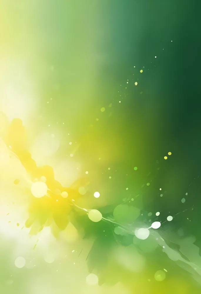 Digital Painting Background With Green And Yellow Gradient Bokeh Effect And Light Spots Creating A Vibrant And Ethereal Atmosphere Bold And Slim Lines Brush Strokes 20 60ef