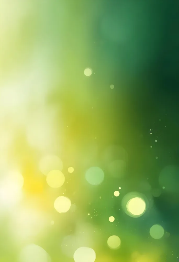 Digital Painting Background With Green And Yellow Gradient Bokeh Effect And Light Spots Creating A Vibrant And Ethereal Atmosphere Bold And Slim Lines Brush Strokes 4 D604