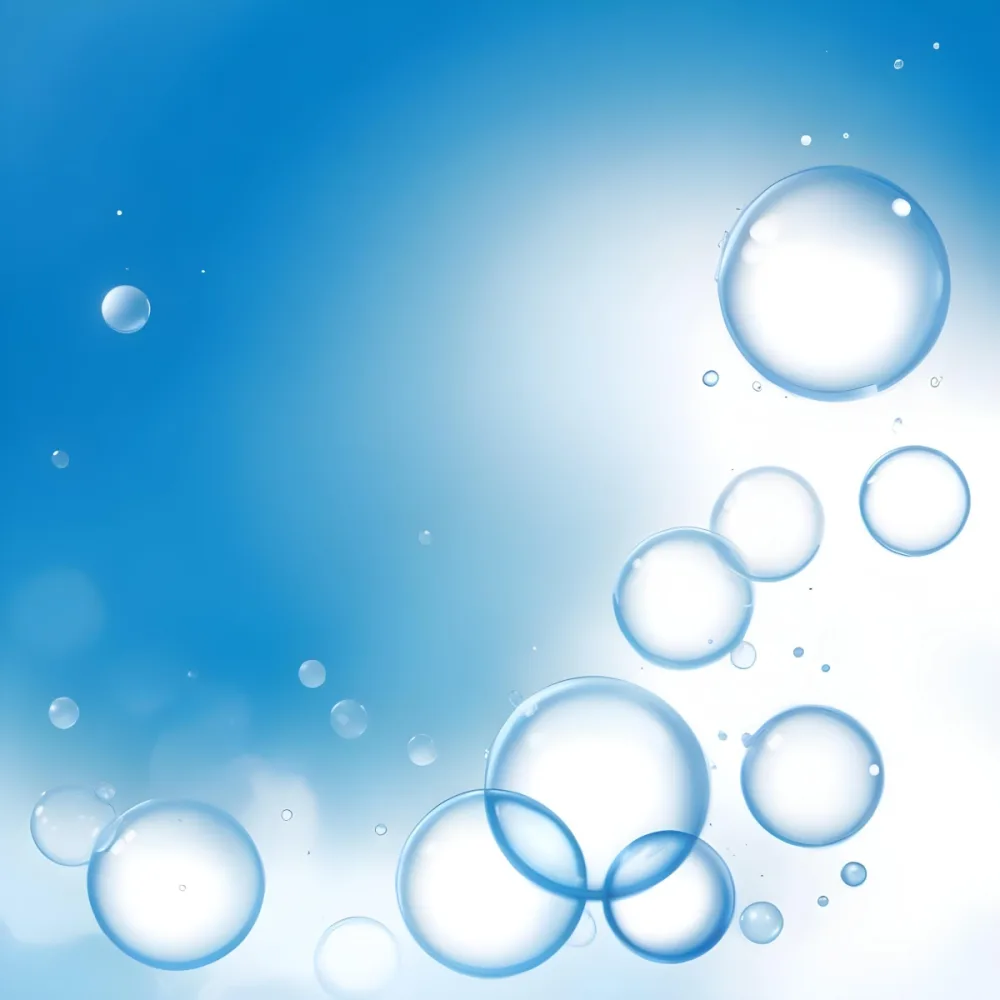 Digital Painting Bubbles Of Different Sizes Floating In The Air Some Of Them Are Grouped Together Light Blue Background With Some Blue Spots Bold And Slim Lines Brush Strokes 11 68c6