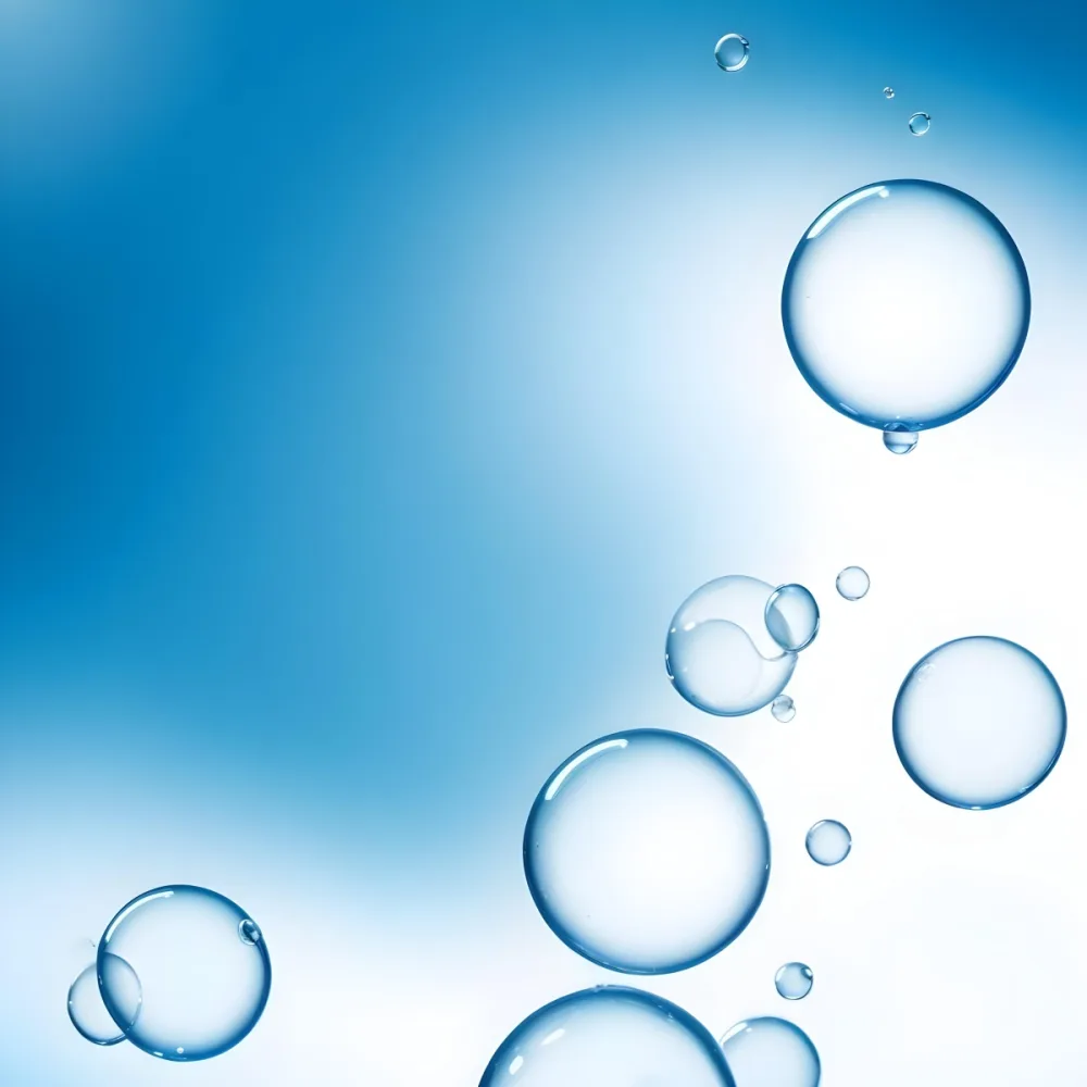 Digital Painting Bubbles Of Different Sizes Floating In The Air Some Of Them Are Grouped Together Light Blue Background With Some Blue Spots Bold And Slim Lines Brush Strokes 32 Bcd0