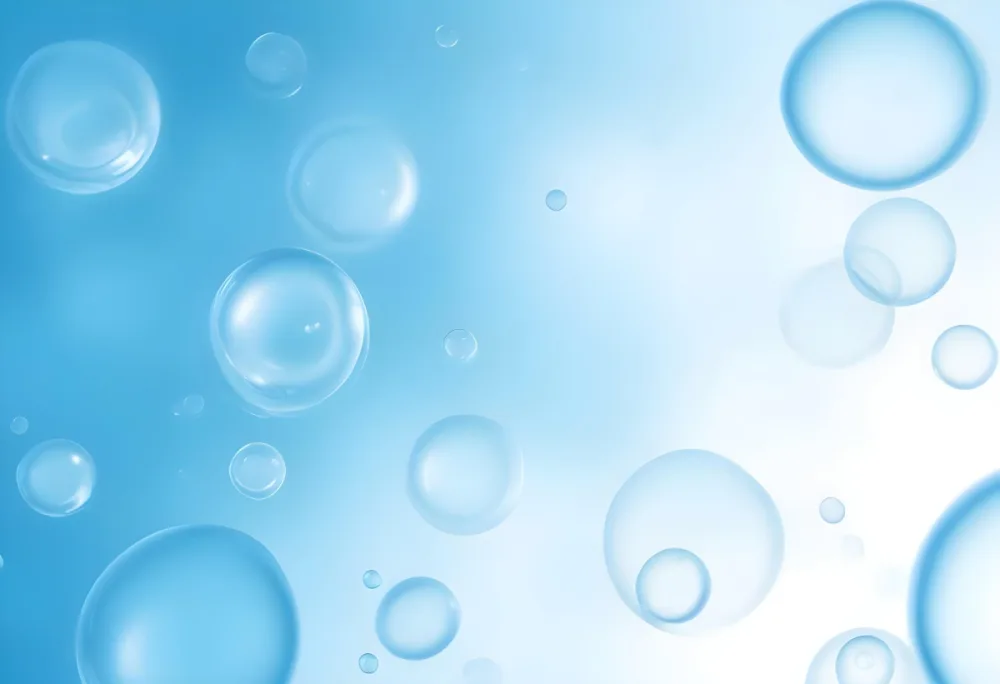 Digital Painting Bubbles Of Various Sizes Floating In A Light Blue Background Creating A Sense Of Depth And Lightness The Background Features Soft Gradients And Highlights Enhancing The Aquatic Theme Bold And Slim L 7 0b04