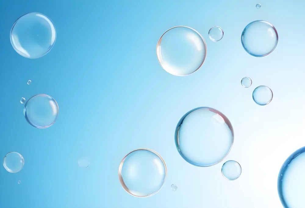Digital Painting Bubbles Of Various Sizes Floating In A Light Blue Background Creating A Sense Of Depth And Lightness The Background Features Soft Gradients And Highlights Enhancing The Aquatic Theme Bold And Slim L 90 4bc2