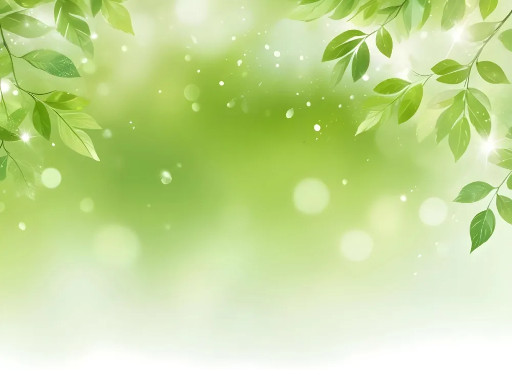Digital Painting Green Bokeh Background With Leaves And Sparkles Light Green Gradient Abstract Spring Illustration Fresh And Vibrant Nature Inspired Design Soft And Dreamy Bold And Slim Lines Brush Strokes 22 3ba4