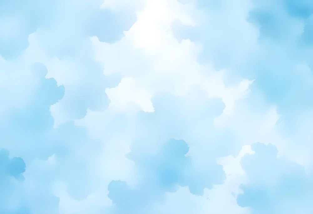 Digital Painting Light Blue And White Watercolor Background With Soft Diffused Edges Creating A Dreamy And Ethereal Atmosphere Reminiscent Of Clouds Or Sky Bold And Slim Lines Brush Strokes 2 64ba