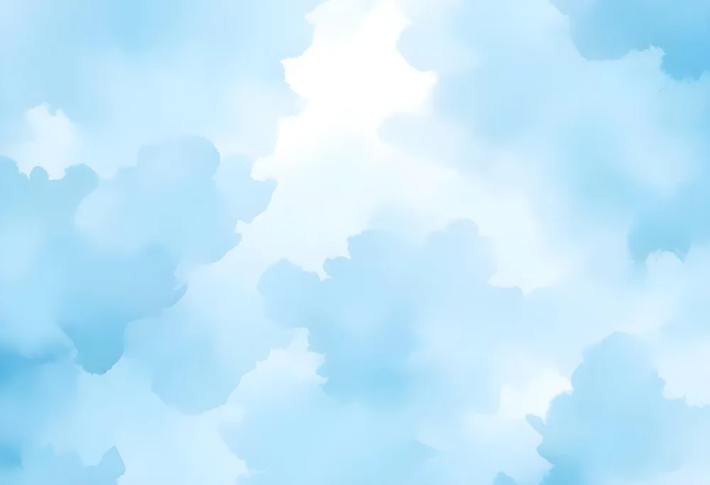 Digital Painting Light Blue And White Watercolor Background With Soft Diffused Edges Creating A Dreamy And Ethereal Atmosphere Reminiscent Of Clouds Or Sky Bold And Slim Lines Brush Strokes 28 97d9