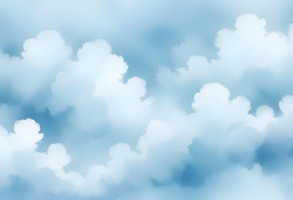 Digital Painting Light Blue And White Watercolor Background With Soft Diffused Edges Creating A Dreamy And Ethereal Atmosphere Reminiscent Of Clouds Or Sky Bold And Slim Lines Brush Strokes 37 607c
