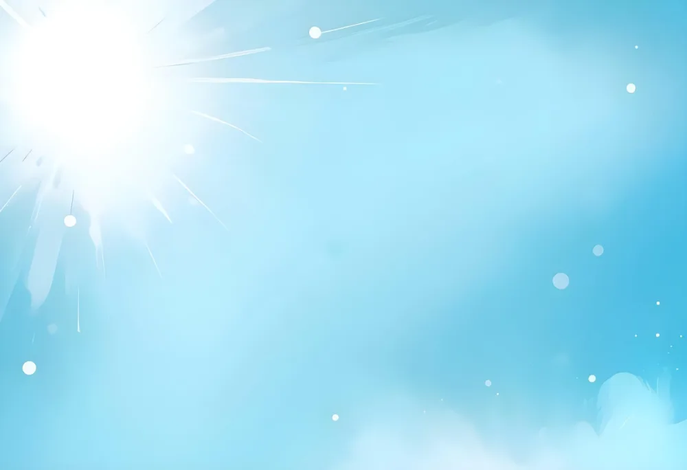 Digital Painting Light Blue Background With A Bright White Light In The Upper Left Corner And Small Blue Dots Scattered Throughout The Image Bold And Slim Lines Brush Strokes 5 8150