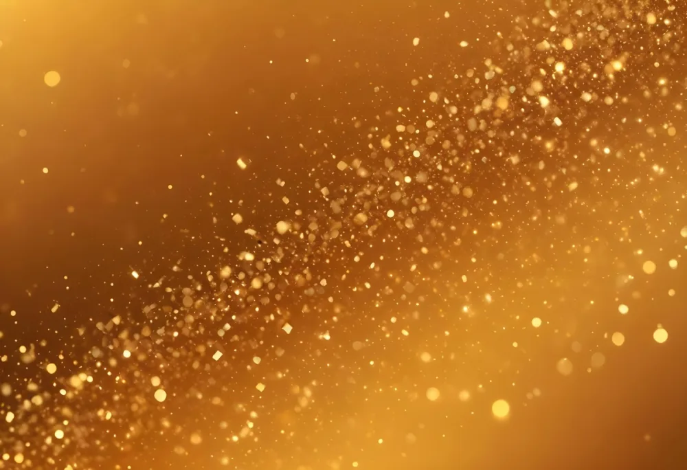 Glittering Golden Particles On A Warm Amber Colored Background 40 E800