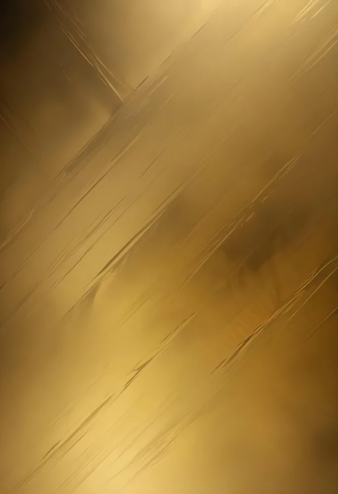 Golden Metallic Surface With Diagonal Lines And Reflections 6 F333