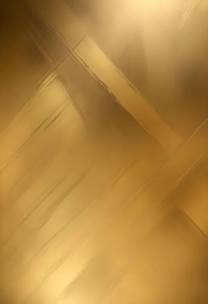 Golden Metallic Surface With Diagonal Lines And Reflections 65 5302