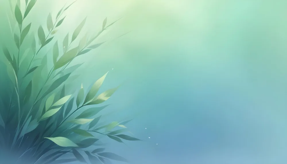 Gradient Background With Light Blue And Green Colors Soft Light Rays Coming From The Top Left Corner Subtle Shadows Of Leaves Creating A Dreamy And Ethereal Atmosphere 22 Ed71