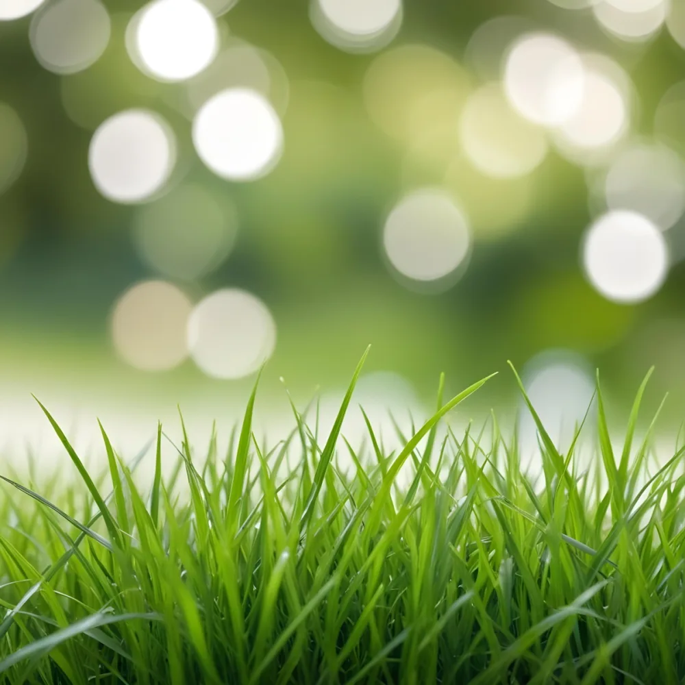 Green Grass In The Foreground With A Blurred Background Of Green And White Bokeh Nature Outdoors 40 A710