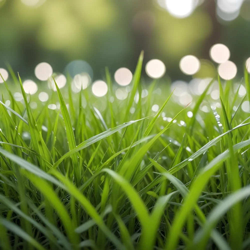 Green Grass In The Foreground With A Blurred Background Of Green And White Bokeh Nature Outdoors 47 768f