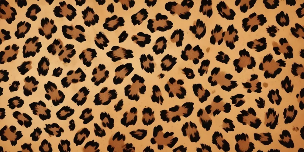 Leopard Print Pattern With Brown And Black Spots On A Tan Background 12 Fe5b