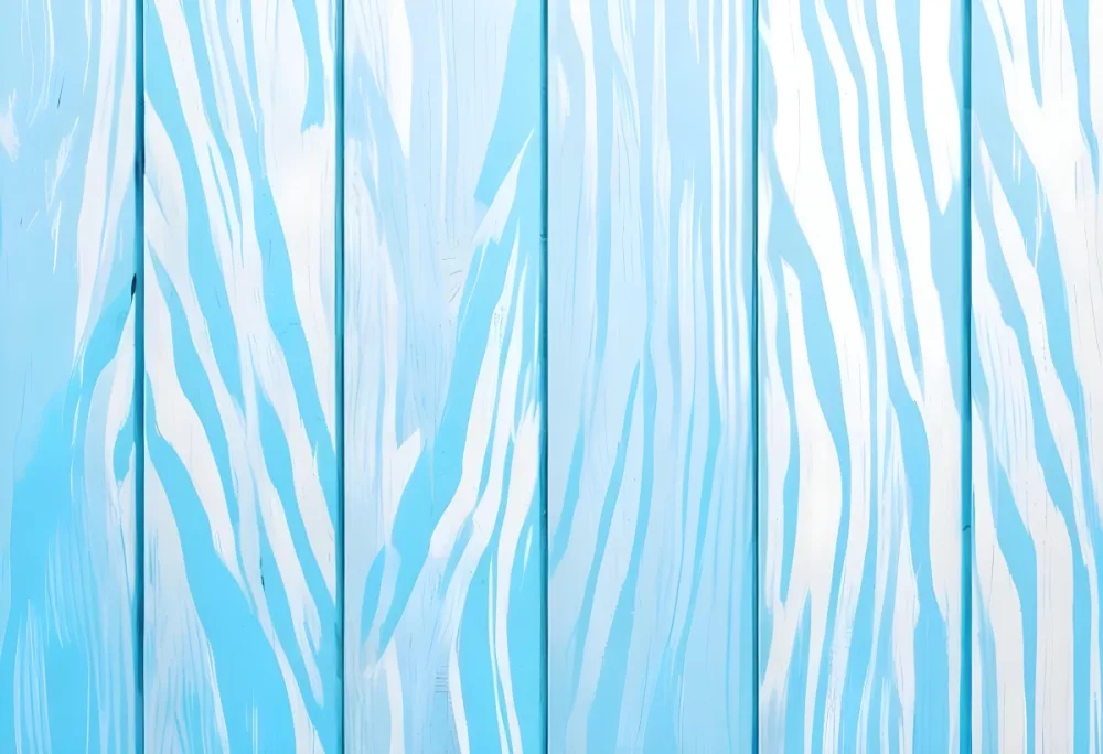Light Blue And White Wooden Planks With A Zebra Pattern Vertical Lines Wood Grain Texture Bright And Vibrant Colors Minimalist Style Clean And Modern Design 3 B309