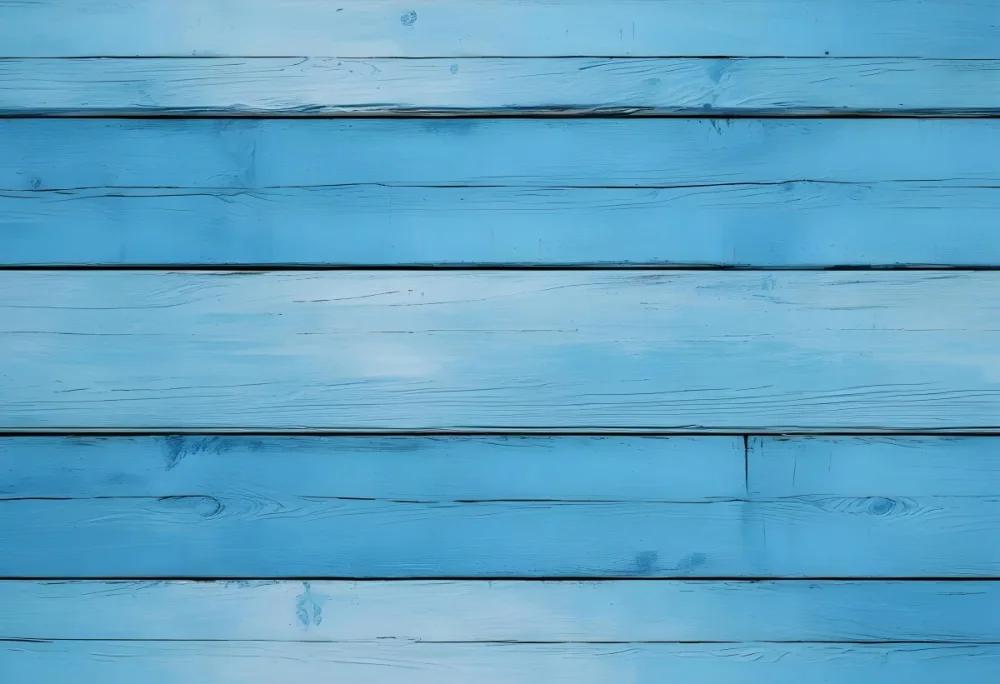 Light Blue Wooden Planks With Some Knots And Crack 5 6445