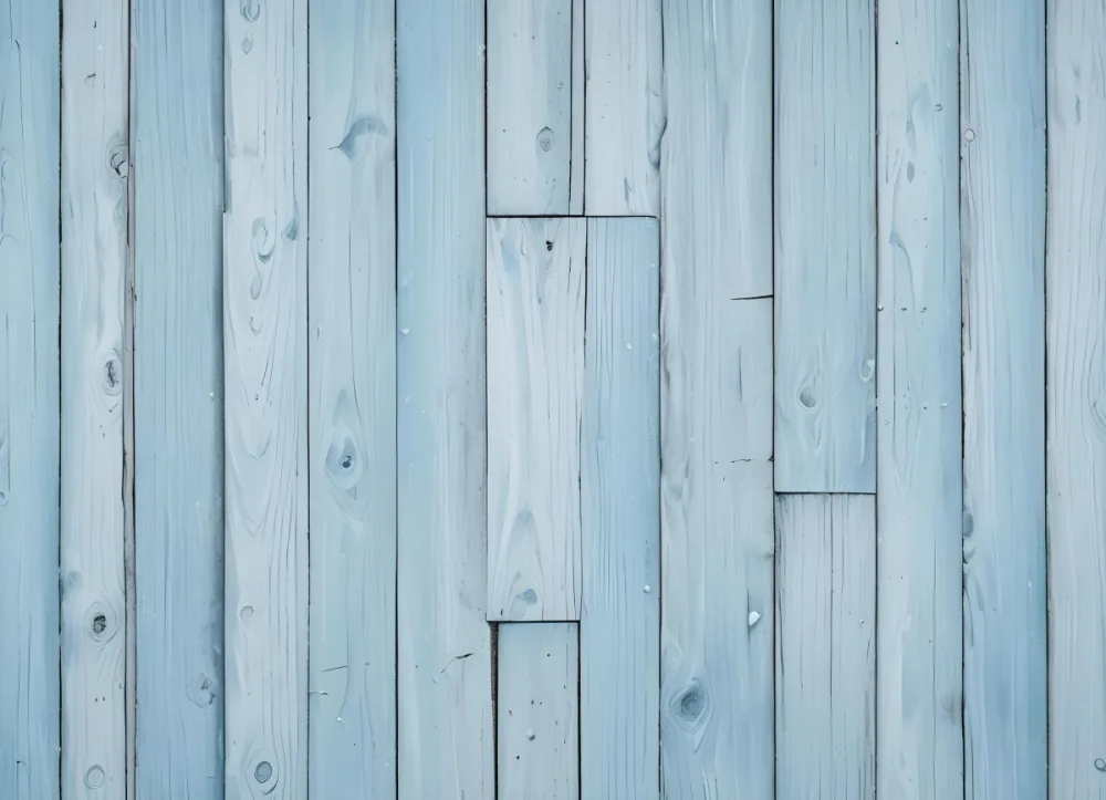 Light Blue Wooden Planks With Visible Wood Grain And Nail Heads Arranged Horizontally To Form A Textured Background 6 497f