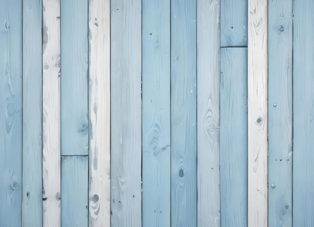 Light Blue Wooden Planks With Visible Wood Grain And Nail Heads Arranged Horizontally To Form A Textured Background 9 Bd6c