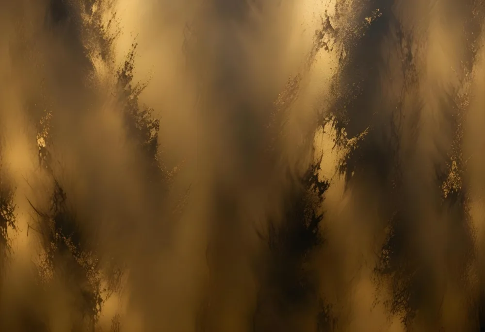 Minimal Soft Studio Light Photography A Close Up Image Of A Golden Glittery Surface With A Textured Granular Appearance High Detail Solid Bold Color Background 13 171b