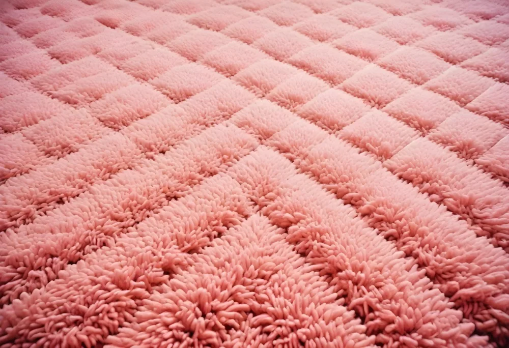 Minimal Soft Studio Light Photography A Close Up View Of A Soft Textured Pink Carpet Or Rug With A Subtle Pattern High Detail Solid Bold Color Background 1 80c8