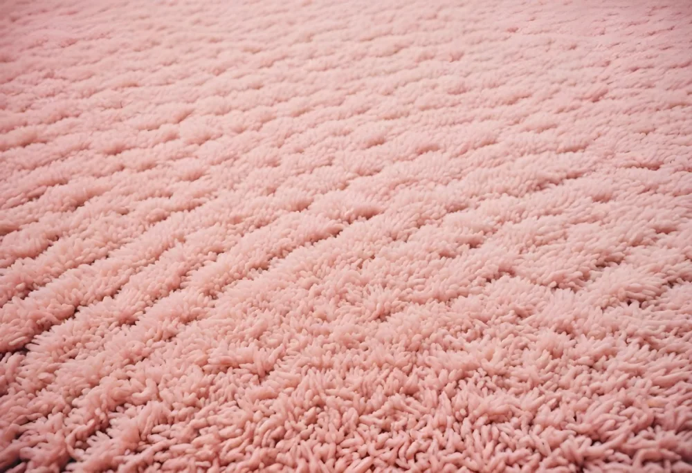 Minimal Soft Studio Light Photography A Close Up View Of A Soft Textured Pink Carpet Or Rug With A Subtle Pattern High Detail Solid Bold Color Background 16 5b09