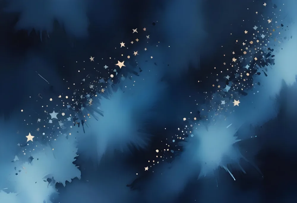 Minimal Soft Studio Light Photography A Dark Blue Gradient Background Featuring A Light Blue Gradient With Stars Scattered Across High Detail Solid Bold Color Background 31 1a45