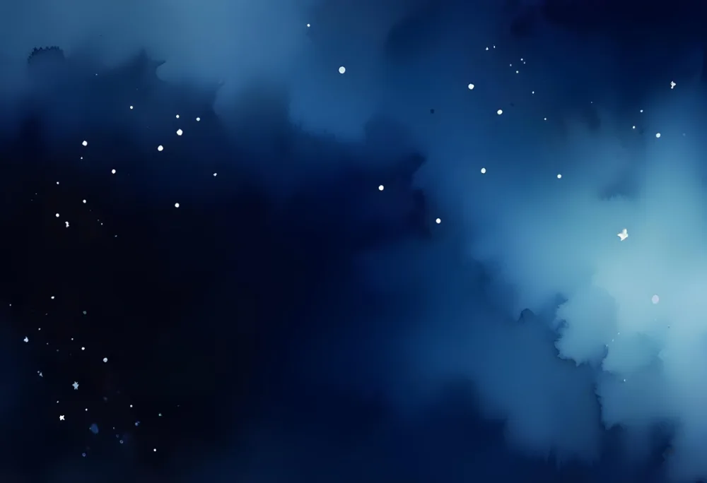 Minimal Soft Studio Light Photography A Dark Blue Gradient Background Featuring A Light Blue Gradient With Stars Scattered Across High Detail Solid Bold Color Background 34 B61f