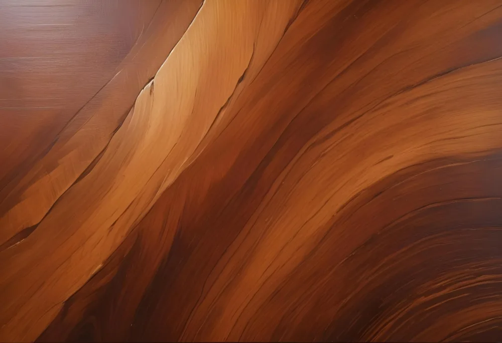 Oil Painting A Close Up View Of A Wooden Surface With A Rich Brown Color Featuring Fine Grain Patterns And A Smooth Texture The Wood Appears Polished And Uniform With Subtle Variations In Shade Creative Extremely D 25 5aa2